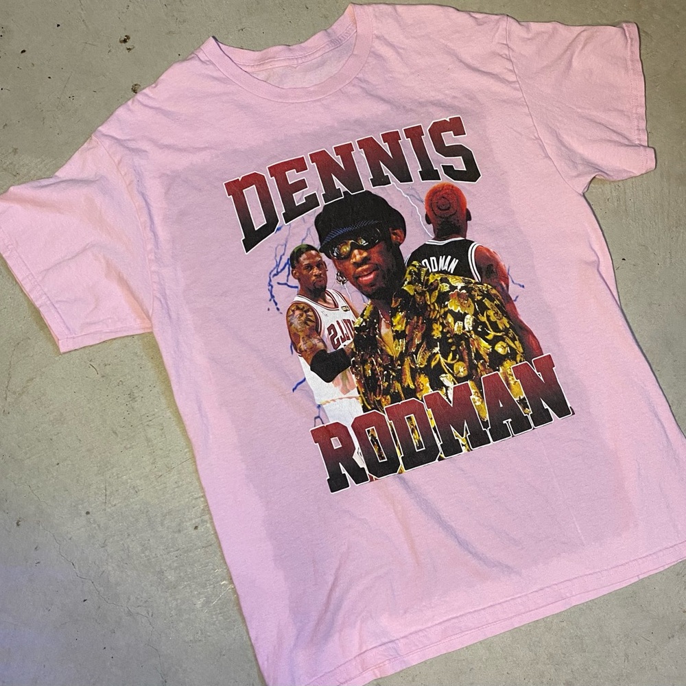 Retro style Dennis Rodman tshirt